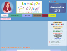 Tablet Screenshot of lamaisondaina.org